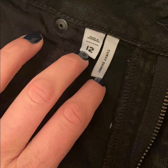 Ann Taylor Loft, black jeans - Picture 2 of 3